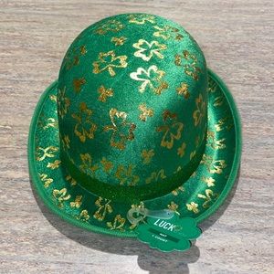 NEW Glitter Green Bowler Hat